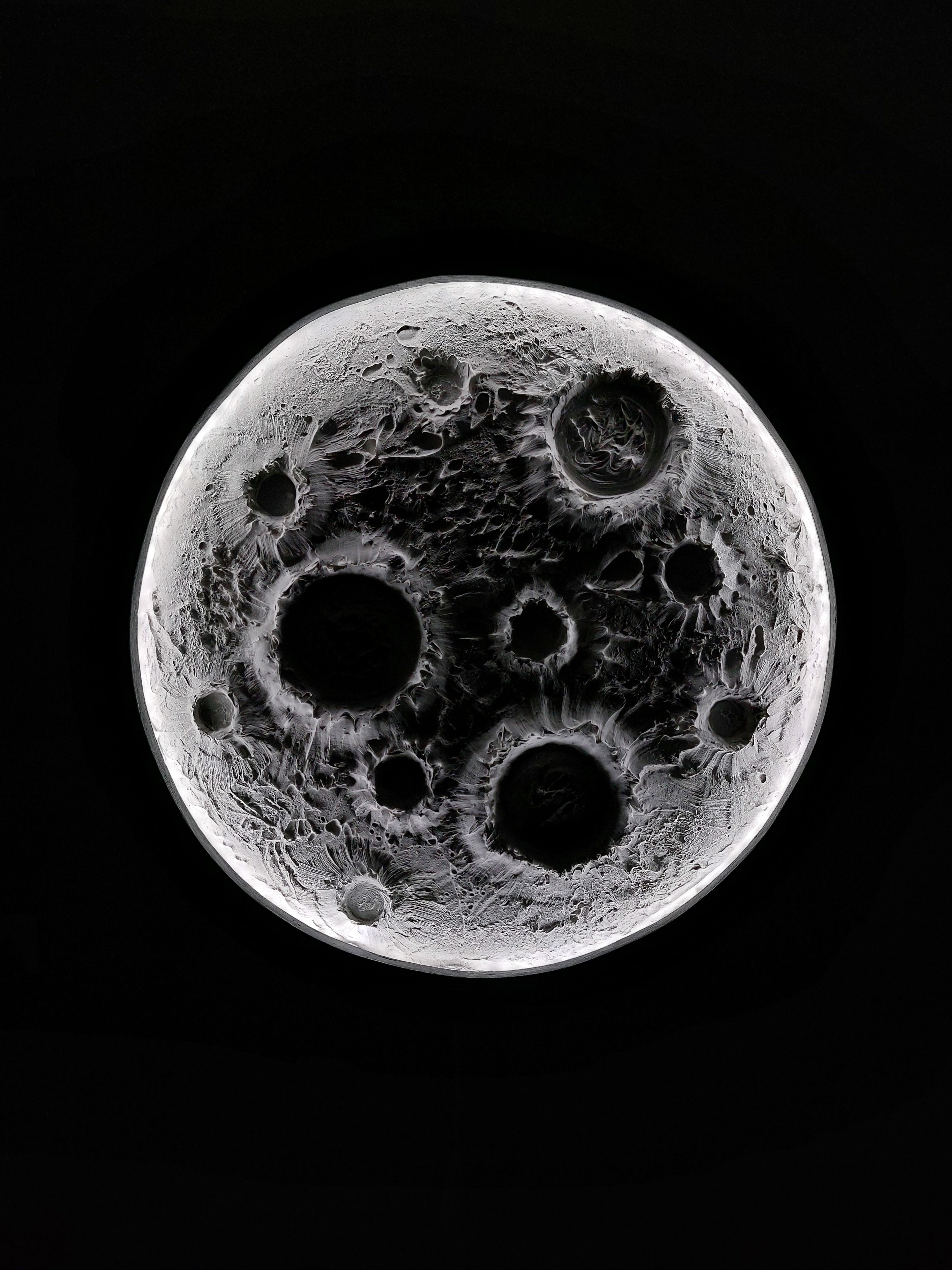 絵画 MODERN PEOPLES HalfMoon texture art Modern peoples HALF MOON テクスチャーアートの通販 by M.K｜ラクマ
