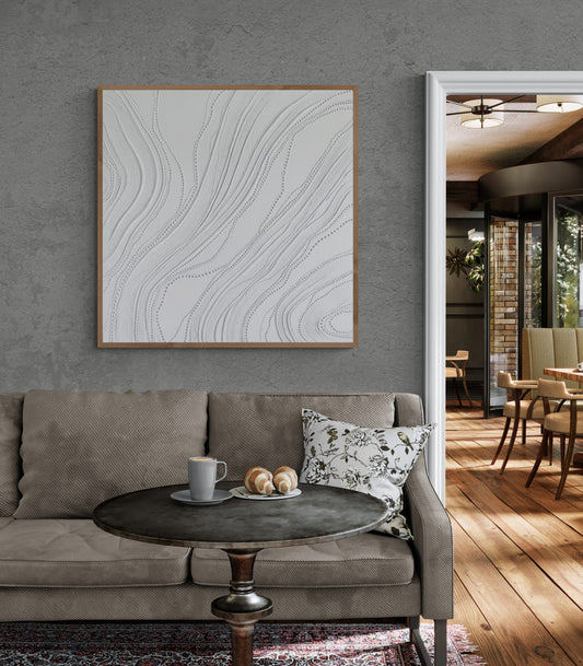 Abstract  Handmade wall art, Bohem Textured Wall Art,  Bohem Home Decor, Bohem Wall Decor, Plaster Art Texture Painting, Minimal Art texture