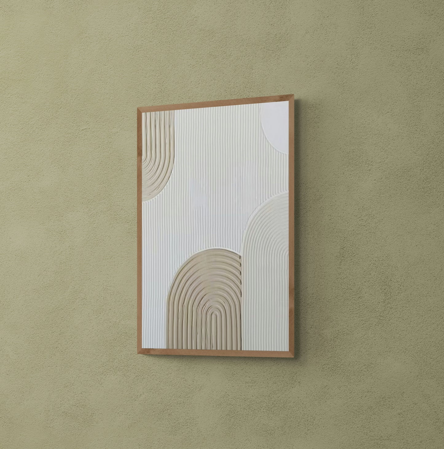 Arches texture ,With wooden frame and acrylic paint ,Bono home decor ,Plaster art texture
