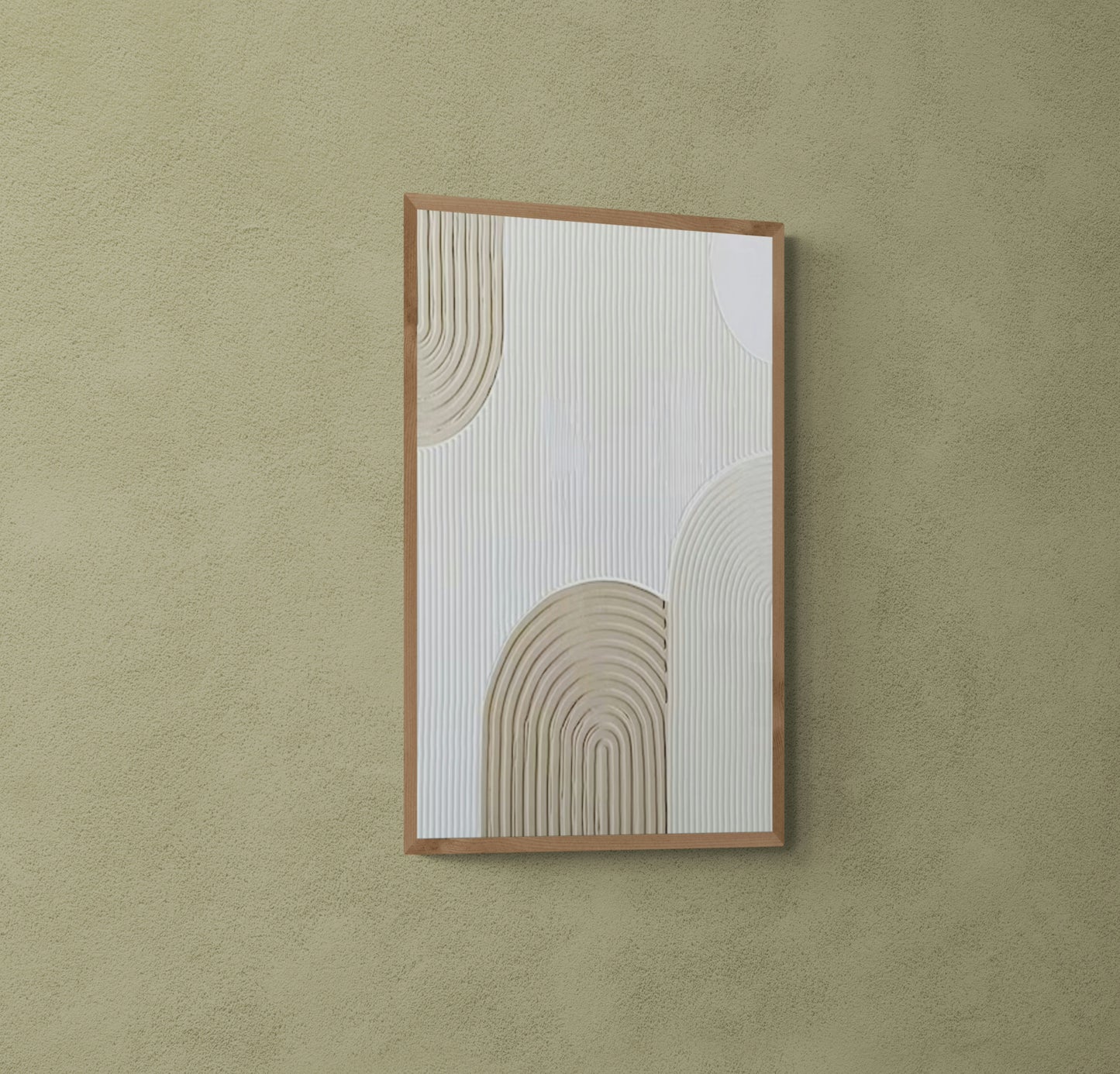 Arches texture ,With wooden frame and acrylic paint ,Bono home decor ,Plaster art texture