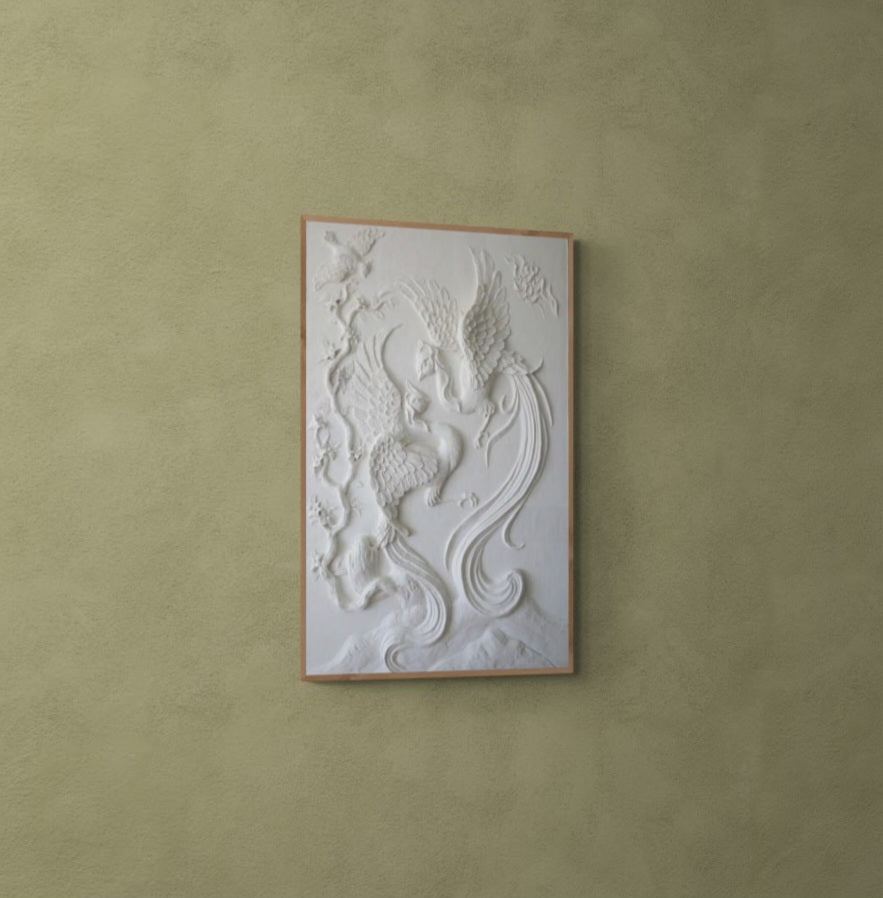 Abstract  Handmade wall art, Bohem Textured Wall Art,  Bohem Home Decor, Bohem Wall Decor, Plaster Art Texture Painting, Minimal Art texture