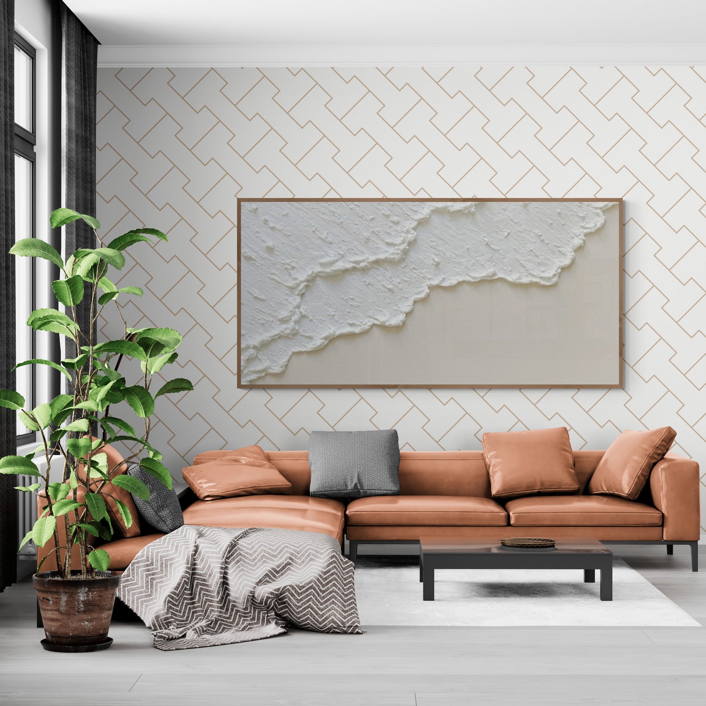 Abstract  Handmade wall art, Bohem Textured Wall Art,  Bohem Home Decor, Bohem Wall Decor, Plaster Art Texture Painting, Minimal Art texture