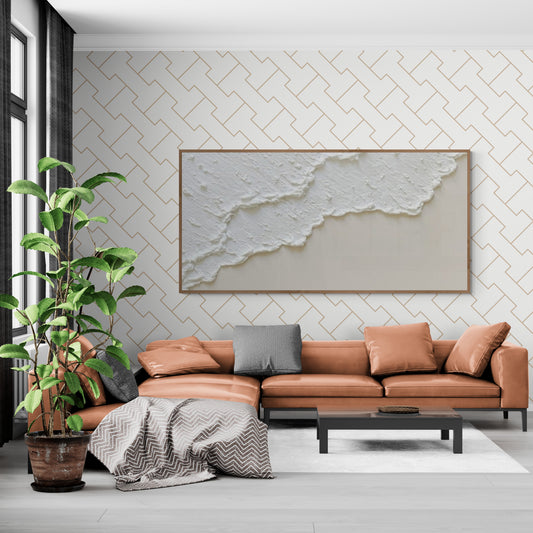 Abstract  Handmade wall art, Bohem Textured Wall Art,  Bohem Home Decor, Bohem Wall Decor, Plaster Art Texture Painting, Minimal Art texture