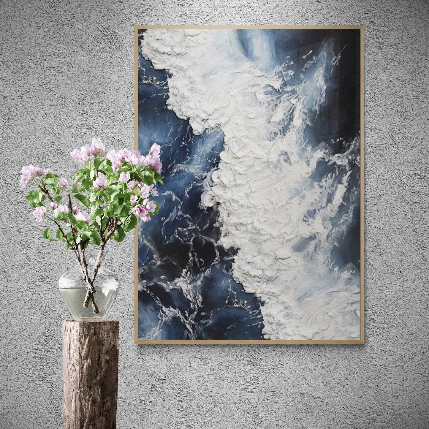 Abstract  Handmade wall art, Bohem Textured Wall Art,  Bohem Home Decor, Bohem Wall Decor, Plaster Art Texture Painting, Minimal Art texture