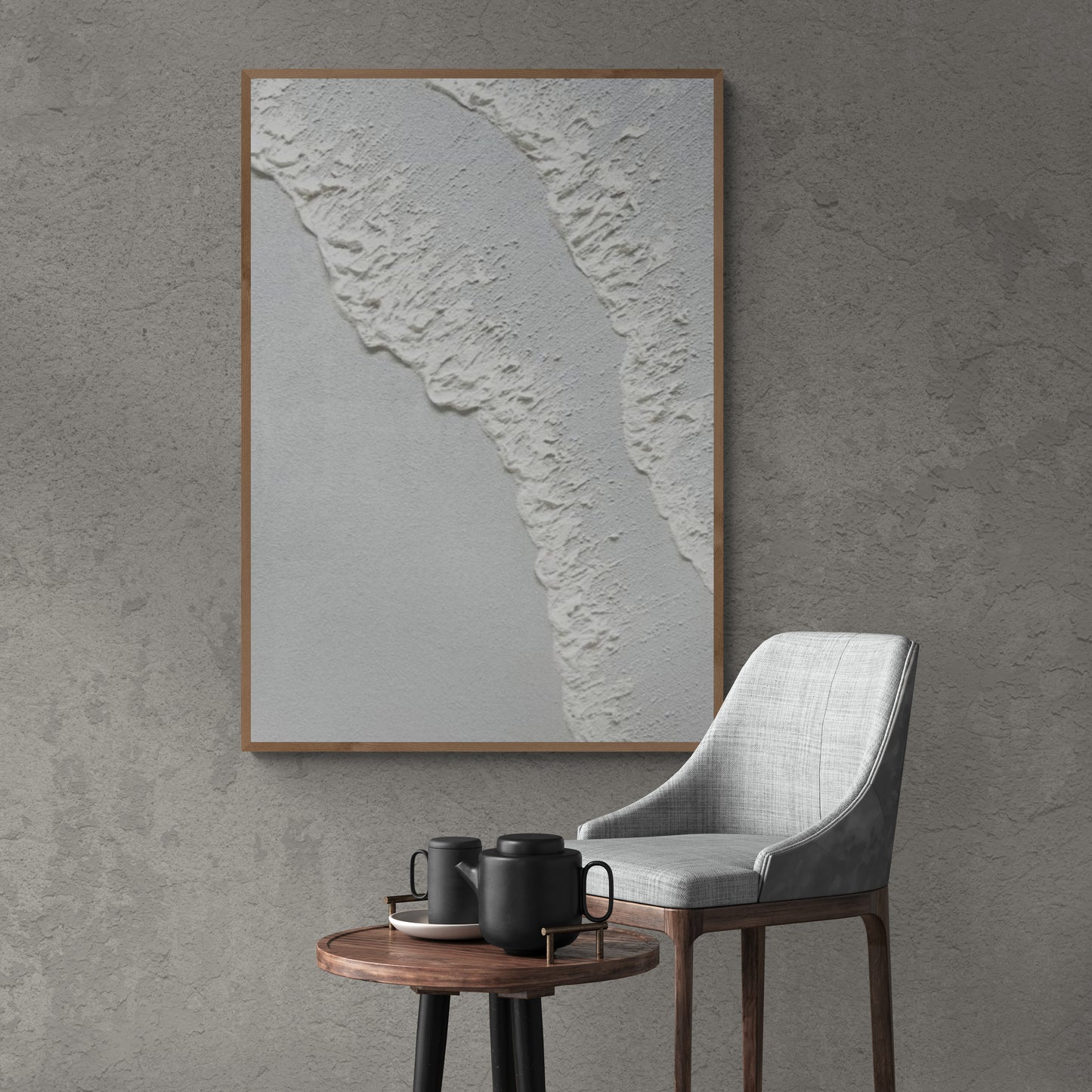 Abstract  Handmade wall art, Bohem Textured Wall Art,  Bohem Home Decor, Bohem Wall Decor, Plaster Art Texture Painting, Minimal Art texture