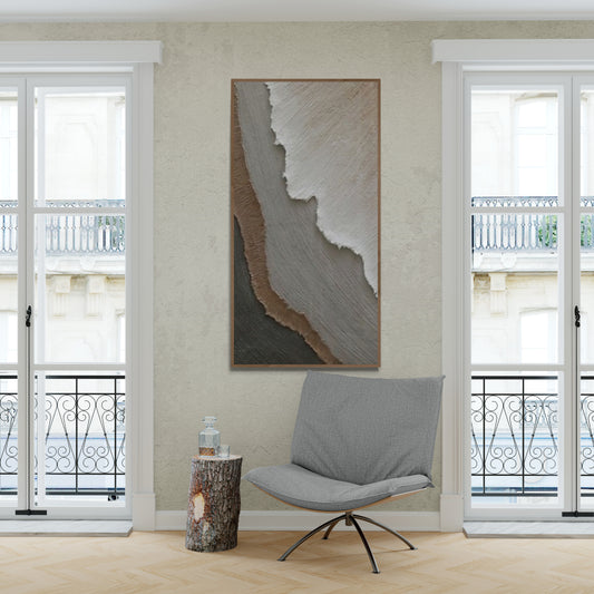 Abstract  Handmade wall art, Bohem Textured Wall Art,  Bohem Home Decor, Bohem Wall Decor, Plaster Art Texture Painting, Minimal Art texture