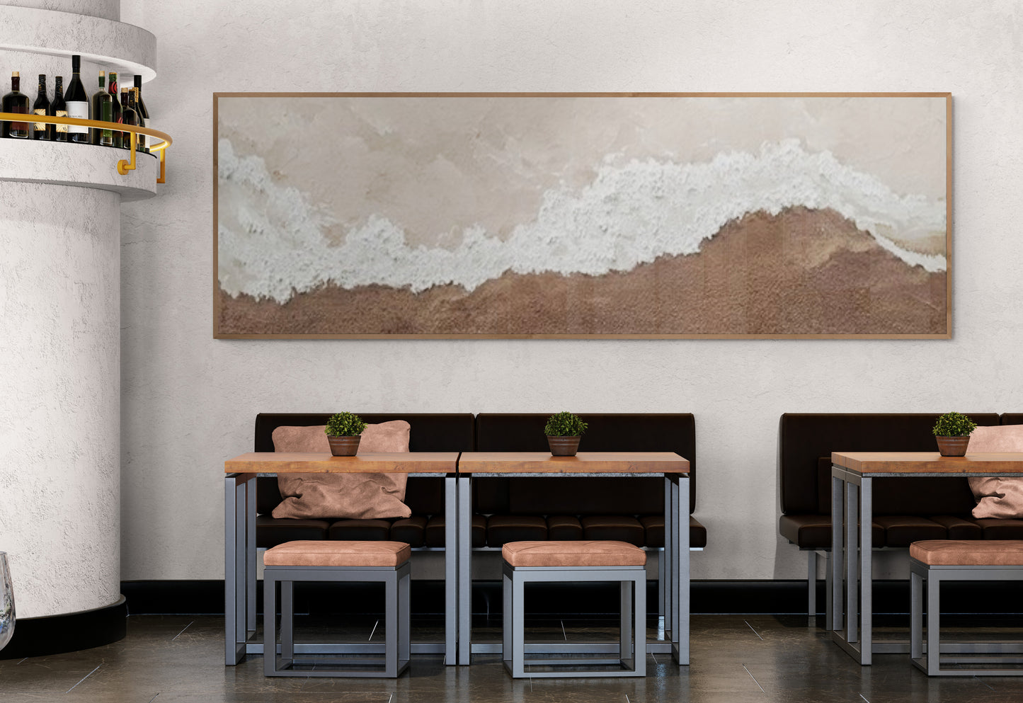 Abstract  Handmade wall art, Bohem Textured Wall Art,  Bohem Home Decor, Bohem Wall Decor, Plaster Art Texture Painting, Minimal Art texture