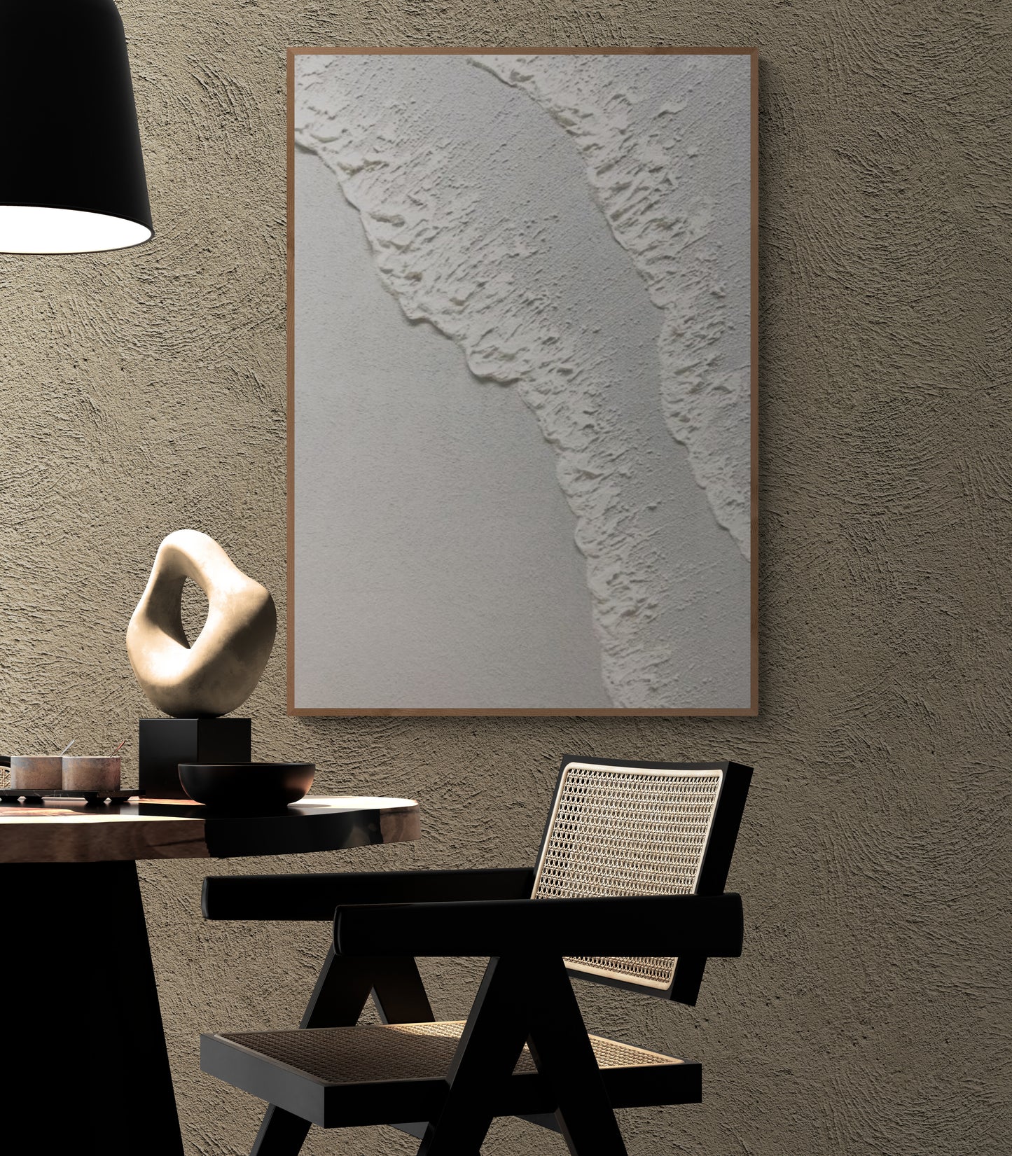 Abstract  Handmade wall art, Bohem Textured Wall Art,  Bohem Home Decor, Bohem Wall Decor, Plaster Art Texture Painting, Minimal Art texture