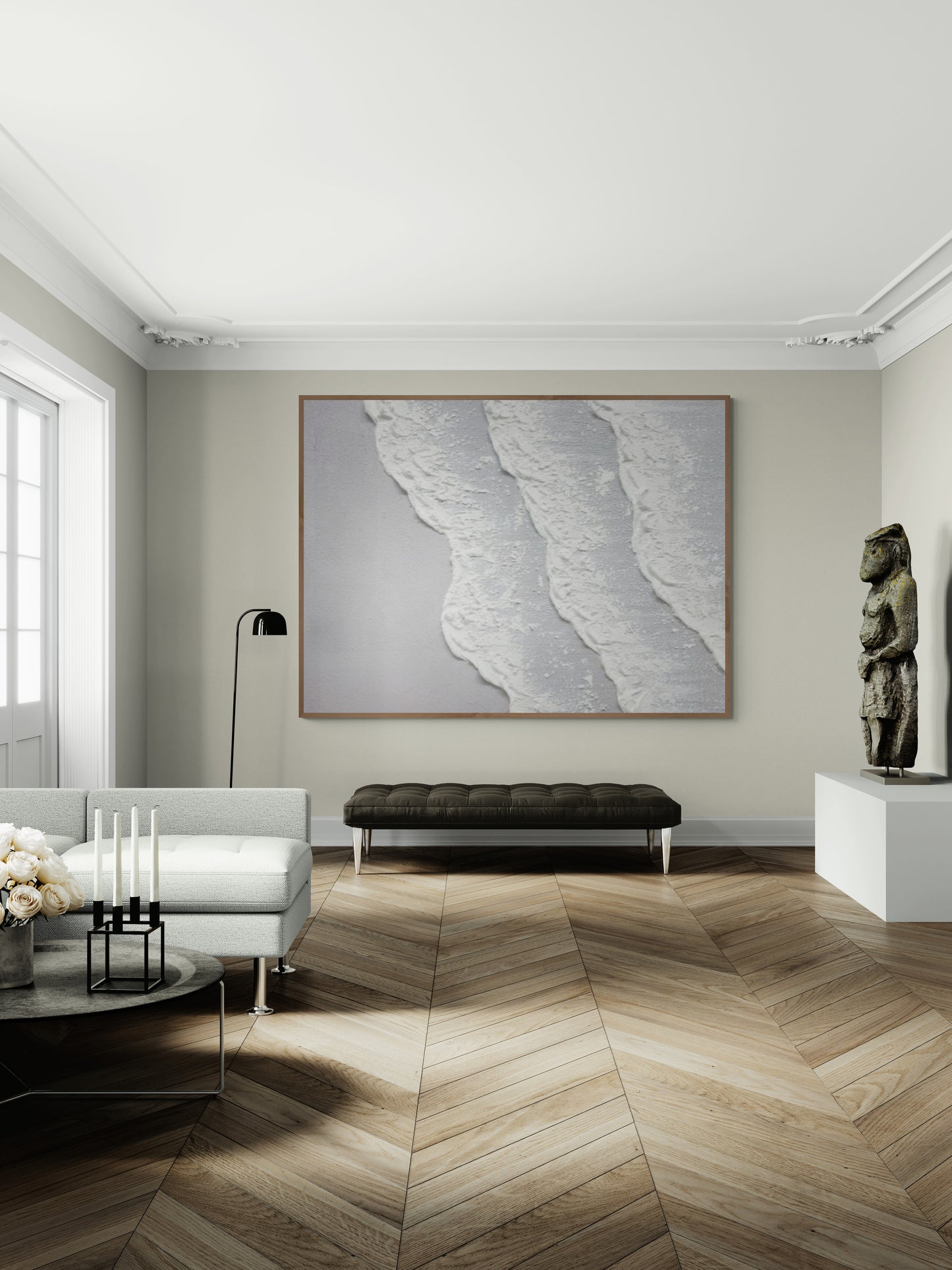 Abstract  Handmade wall art, Bohem Textured Wall Art,  Bohem Home Decor, Bohem Wall Decor, Plaster Art Texture Painting, Minimal Art texture