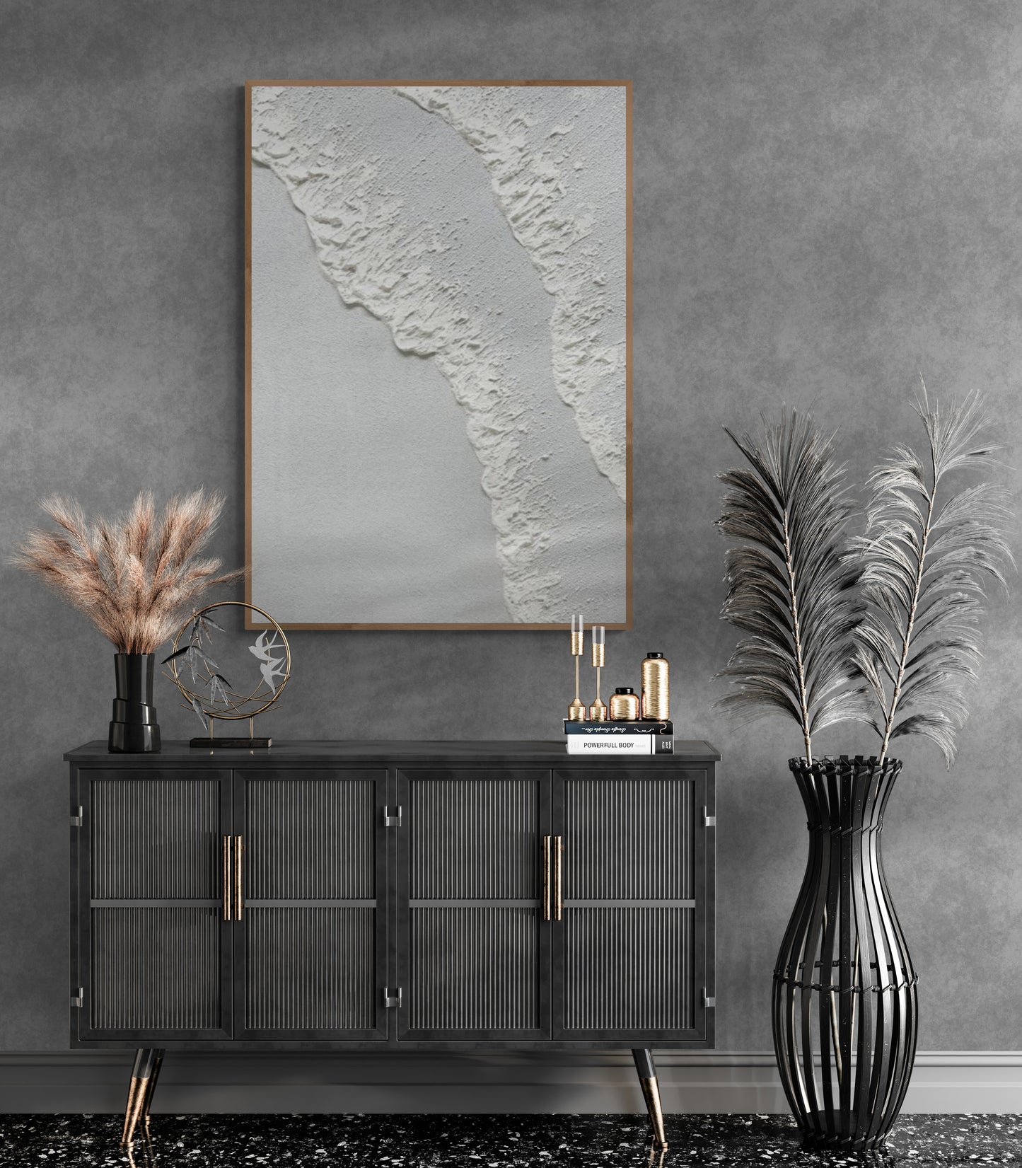 Abstract  Handmade wall art, Bohem Textured Wall Art,  Bohem Home Decor, Bohem Wall Decor, Plaster Art Texture Painting, Minimal Art texture