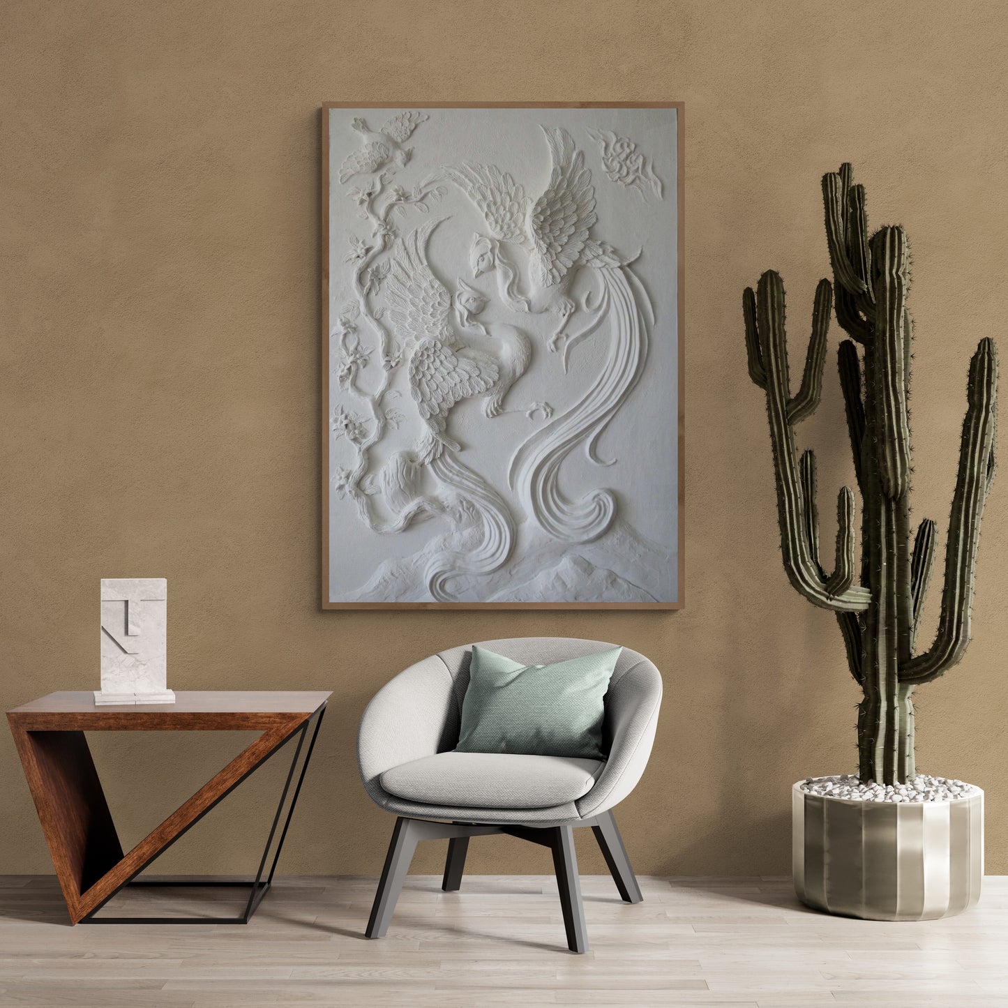 Abstract  Handmade wall art, Bohem Textured Wall Art,  Bohem Home Decor, Bohem Wall Decor, Plaster Art Texture Painting, Minimal Art texture
