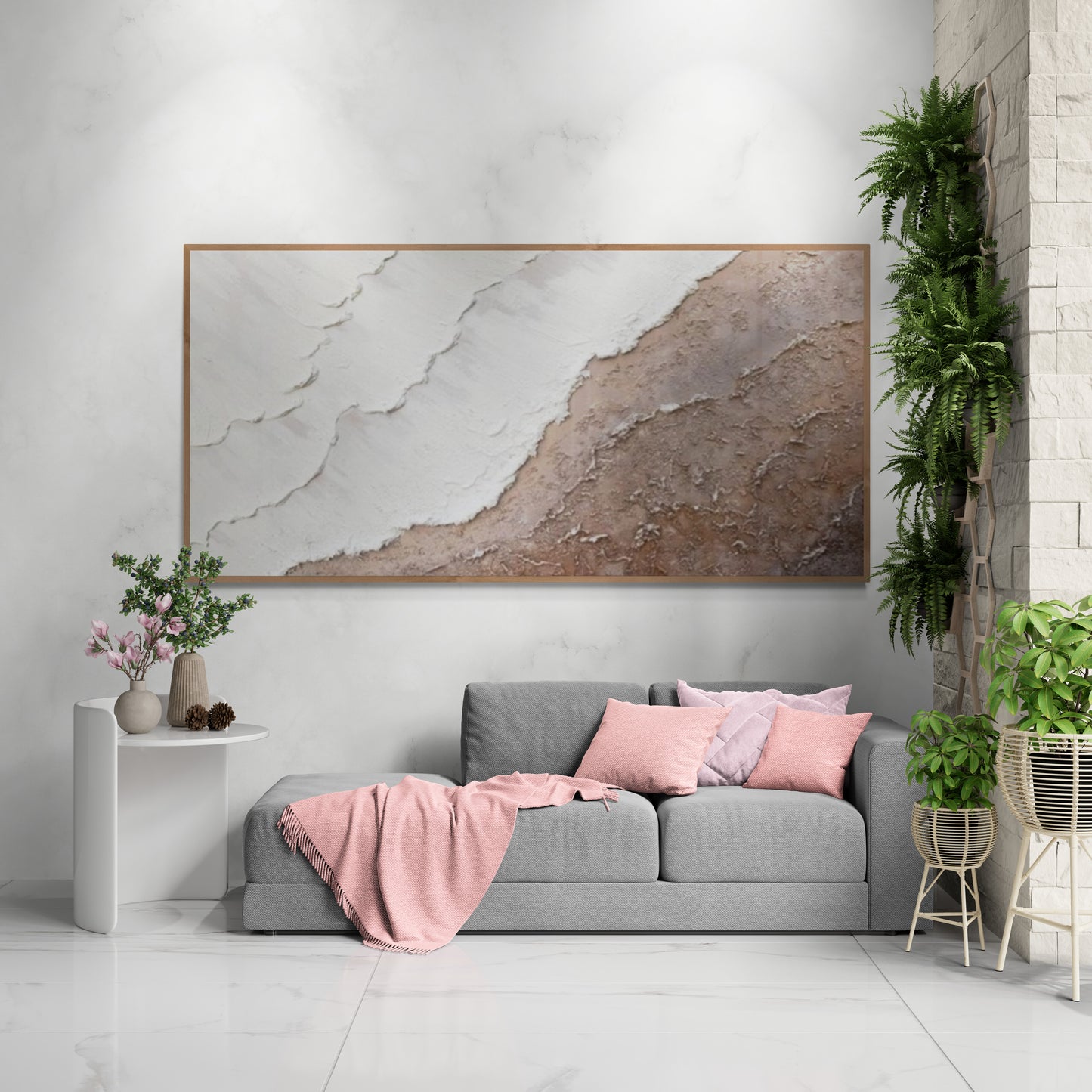 Abstract  Handmade wall art, Bohem Textured Wall Art,  Bohem Home Decor, Bohem Wall Decor, Plaster Art Texture Painting, Minimal Art texture