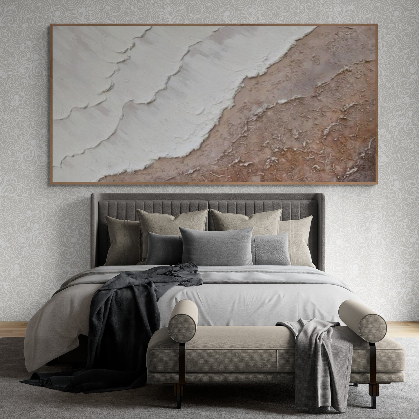 Abstract  Handmade wall art, Bohem Textured Wall Art,  Bohem Home Decor, Bohem Wall Decor, Plaster Art Texture Painting, Minimal Art texture